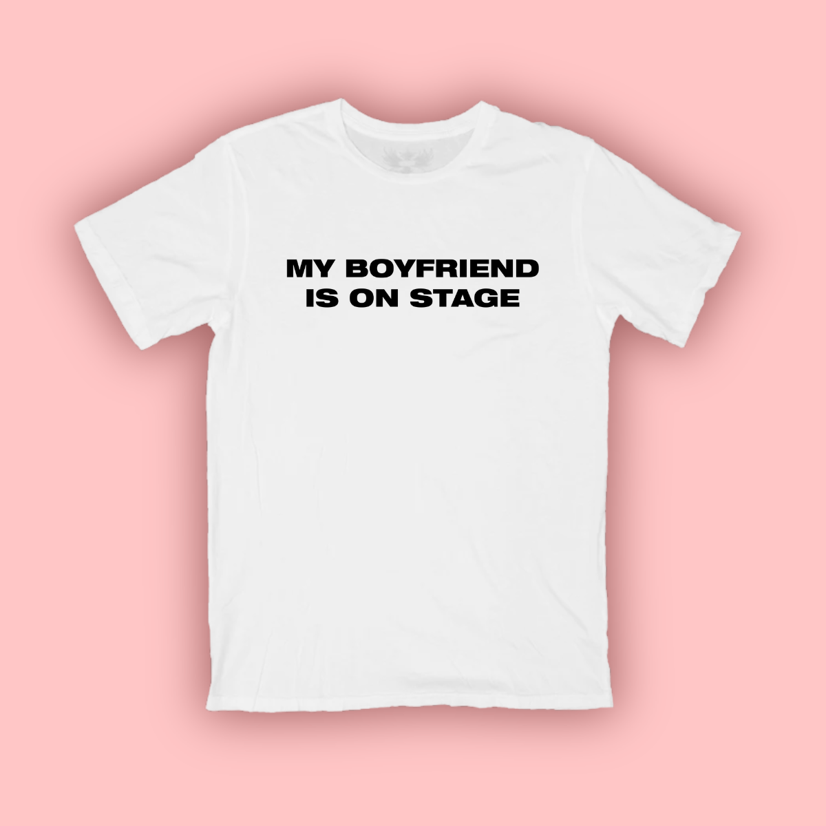 my bf is on stage tee