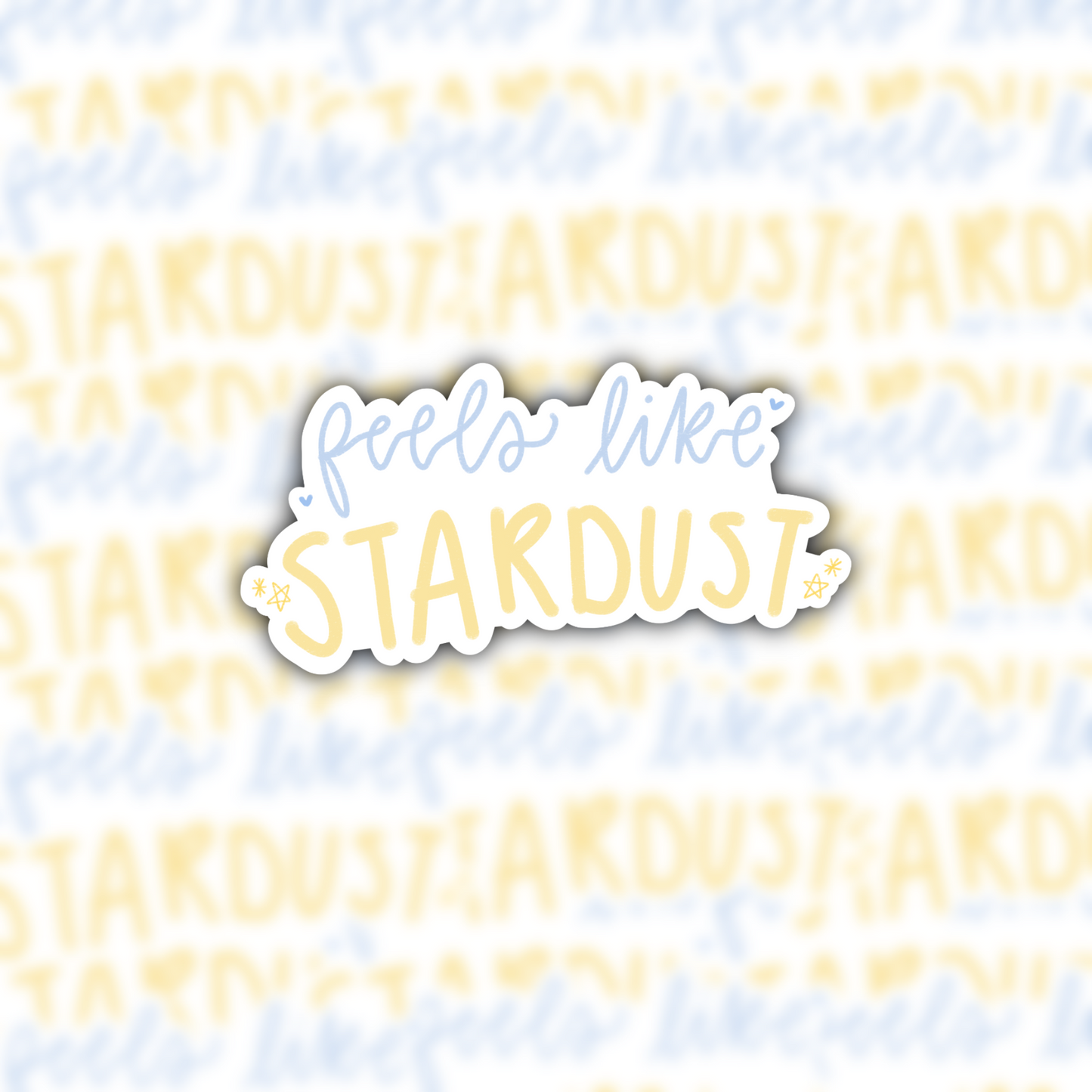 Stardust waterproof sticker