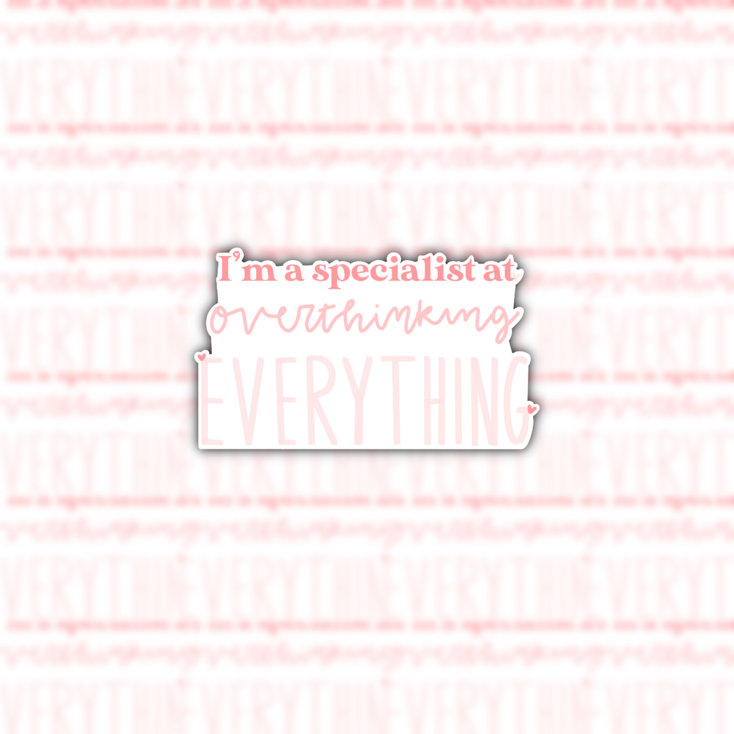 Must be Love waterproof sticker