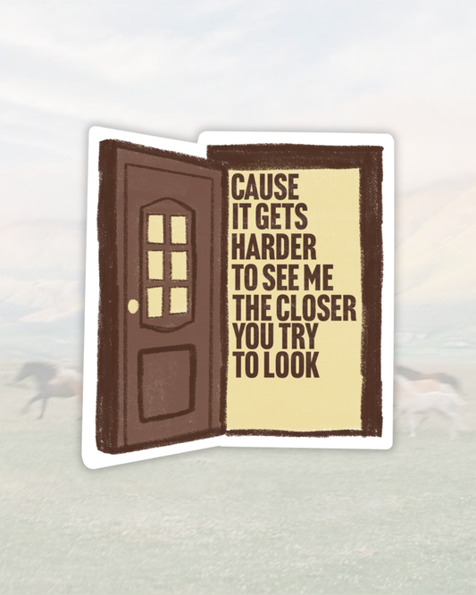 doors waterproof sticker
