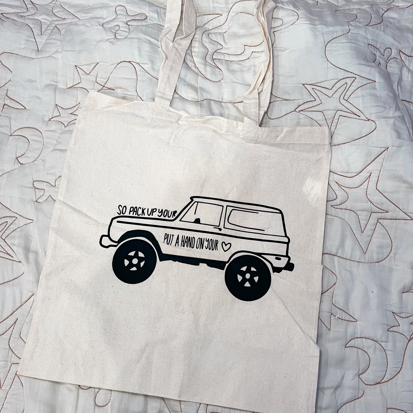 youre gonna go far tote bag