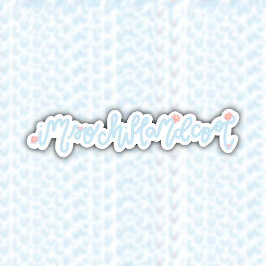 imsochillandcool waterproof sticker