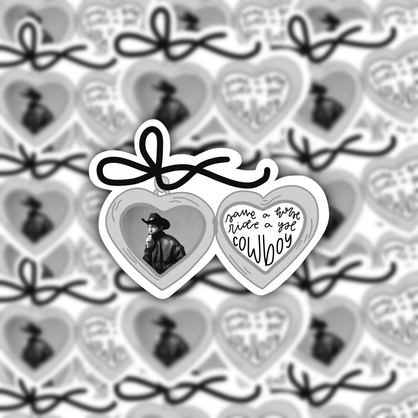 save a horse ride a YSL cowboy waterproof sticker
