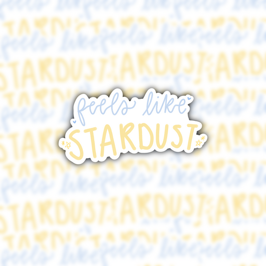 Stardust waterproof sticker