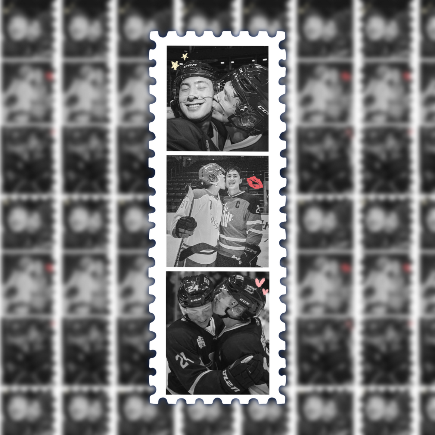 hollanov stamp waterproof sticker and bookmark
